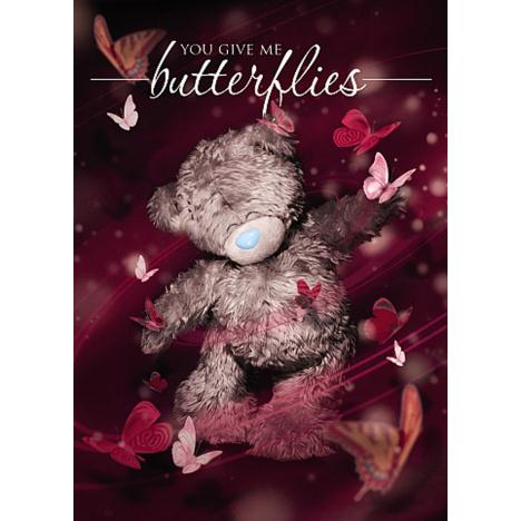 3D Holographic You Give Me Butterflies Valentine's Day Card £2.69